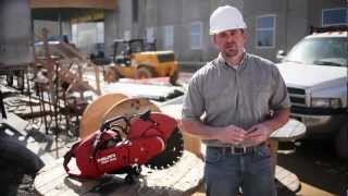 How to start a flooded petrol saw Hilti DSH 700900 [upl. by Micheil7]