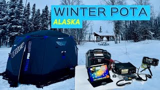 WINTER POTA HAM RADIO ALASKA [upl. by Trebo]