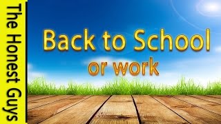 GUIDED MEDITATION Facing Going Back to work or School [upl. by Wj]