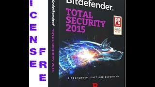 BITDEFENDER TOTAL SECURITY 2015 LICENSED VERSION FREE [upl. by Nailil38]