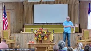 Oak Grove Baptist Church in Grapeland TX  Sunday Live Stream [upl. by Dickson]