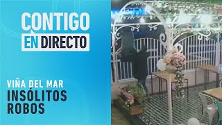 MESAS Y BASUREROS Locatarios de Viña del Mar denunciaron reiterados robos  Contigo en Directo [upl. by Bower355]