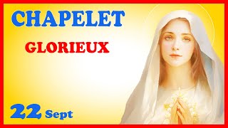 CHAPELET 🙏 Dimanche 22 Sept  Mystères Glorieux [upl. by Alurd]