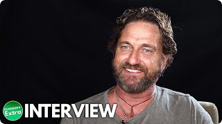 GREENLAND  Gerard Butler quotJohn Garrityquot Onset Interview [upl. by Azpurua]