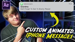 FREE Custom Animated iPhone Messages [upl. by Otreblanauj]