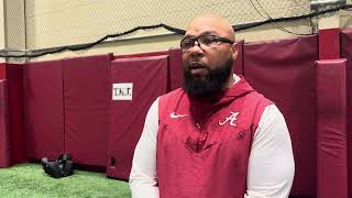 Alabama RB Coach Robert Gillespie Interview  Mercer Game Week [upl. by Vivi]