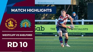 RD10 HIGHLIGHTS Westcliff vs Shelford Mens 1st XV [upl. by Amehsyt257]