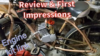 Electric Start Motrized Bicycle Engine kit  Unofficial Review [upl. by Gunas]