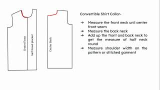 Convertible collar pattern [upl. by Anirehtak]