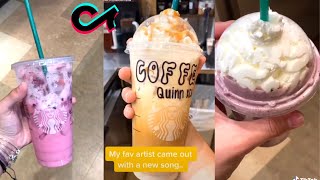 Making Starbucks Drinks  Starbucks Drinks Recipes  Tik Tok Compilation Part 2 [upl. by Garret]