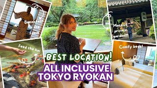 24 Hours In A Luxury Ryokan  Where To Stay in Central Tokyo 🗼🇯🇵 [upl. by Godfrey]