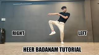 HEER BADANAM DANCE TUTORIAL Choreography by Shreekant ahire [upl. by Buyer]