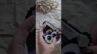 TRIM TRIM TRIMMING punchneedle art halloween2024 shorts [upl. by Durning]