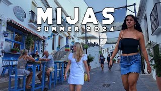 Mijas Pueblo Spain Wonderful Town Summer 2024 July Update Costa del Sol  Málaga 4K [upl. by Adelric482]