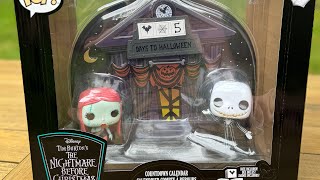 Funko Nightmare Before Christmas Double Sided Countdown Calendar nightmarebeforechristmas funko [upl. by Sioled]