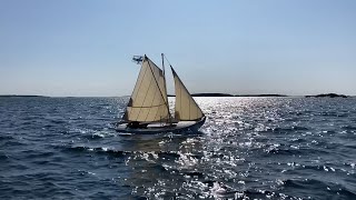 Collecting marine debris with a small sailboat [upl. by Westley]