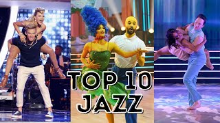 My Top Ten Jazz Dances on Dancing With The Stars [upl. by Janka]