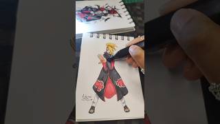 Deidara drawing 👅 naruto deidara anime animeart animedrawing akatsuki [upl. by Eanwahs572]