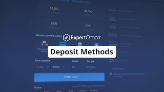 Deposit Methods  Trading Education  ExpertOption [upl. by Rein]