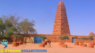 Agadez Grande Mosquee in Agadez Niger [upl. by Jamel]