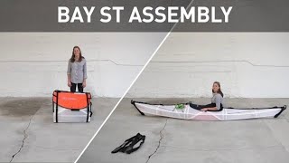 Oru Kayak Bay ST Assembly Guide 2018 Model [upl. by Savina]