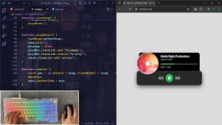 ASMR Programming  Mini Music Player  No Talking [upl. by Medea411]