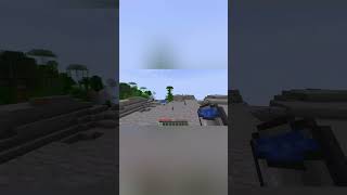 Minecraft water bucket challenge shorts water minecraft [upl. by Enilorak345]