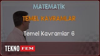 YGSLYS MATEMATİK  Temel Kavramlar 6 [upl. by Frodeen]