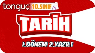 10Sınıf Tarih 1Dönem 2Yazılıya Hazırlık 📑 2024 [upl. by Sufur875]