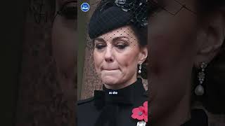 The Princess of Wales appears emotional at todays Remembrance Sunday memorial service [upl. by Khano]