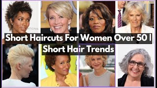 Short Haircuts For Women Over 50  Style Your Dreams [upl. by Drud202]