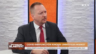 CovidImpfung für Kinder Unnötiges Risiko  Wir sprechen Klartext [upl. by Aisatan]