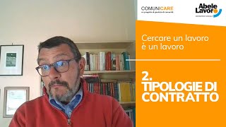 Cercare lavoro  Tipologie di contratto di lavoro  23 [upl. by Nehttam]