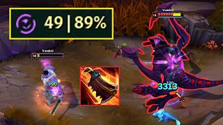 89 Pen Mundo vs 10000 HP ChoGath [upl. by Trey]