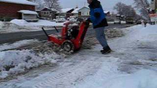 Second time using my new Simplicity Snow Blower amp City Plows [upl. by Calloway332]