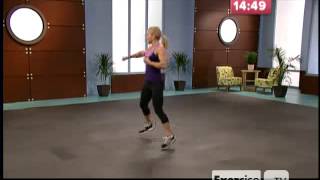 Exercise TV 10 lb Slimdown Cardio Kickboxing [upl. by Asilat80]