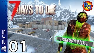 Lets Play 7 Days to Die PS5  Coop Console Gameplay Episode 1  Navezgane Corrections Prison PJ [upl. by Dualc]