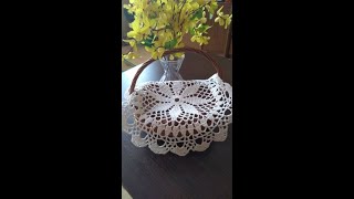 Serwetka na szydełkucrochet doily cz1 [upl. by Longawa596]