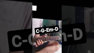 Chord Triad CGEmD guitarlesson guitarchord guitartutorial short guitarist [upl. by Thom]