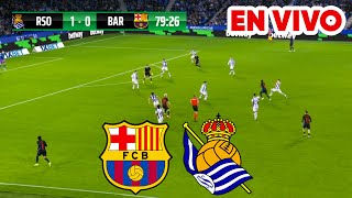 🔴 BARCELONA VS REAL SOCIEDAD EN VIVO  JUEGA LAMINE YAMAL  LIGA ESPAÑOLA FULL MATCH LIVE [upl. by Roxi]