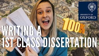 How to Write a First Class Dissertation  Oxford Social Sciences Graduate [upl. by Kissiah]