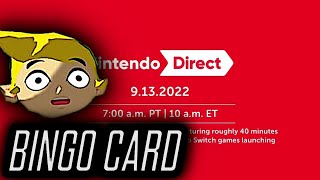 Making a BINGO Card for the 9132022 NINTENDO DIRECT [upl. by Hurlbut]