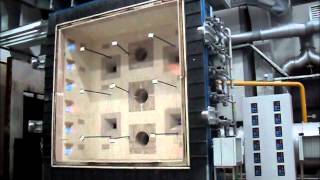 Furnace Construction  3m x 3m Fire Resistance Test Furnace [upl. by Laurinda]