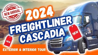 2024 Freightliner Cascadia Sleeper Unveiling New Features and WalkAround Review [upl. by Hachmann296]