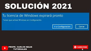 SOLUCIÓN Tu licencia de Windows expirará pronto sin programas  Recupera tu licencia Original [upl. by Ebanreb917]