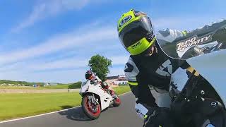 Round the Outside at Road America Motorcycle Track Day with Sportbike Track Time ZX6R 61524 [upl. by Enamart]