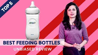 ✅ Top 5 Best Baby Feeding Bottles in India With Price  Milk Bottle Review amp Comparison [upl. by Werby]