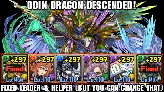 PAD Odin Dragon Descended  Skill Up Run [upl. by Chapa]