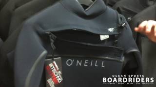 Boardridersguidecom  ONeill Psycho One Chest Zip [upl. by Admama]