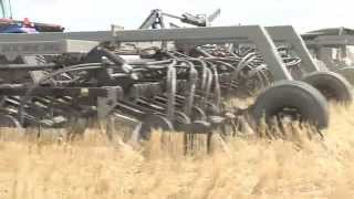 Pillar 6010 Disc drill seeding in heavy trash Spring of 2014 [upl. by Jaffe]